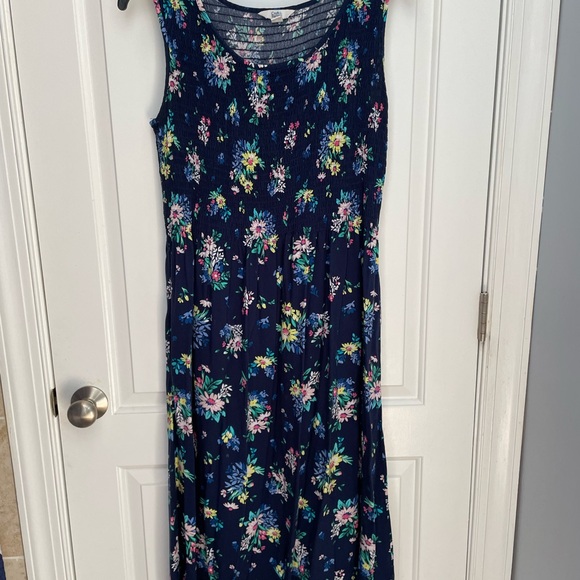 Croft & Barrow Navy Floral Maxi Dress - Picture 1 of 3
